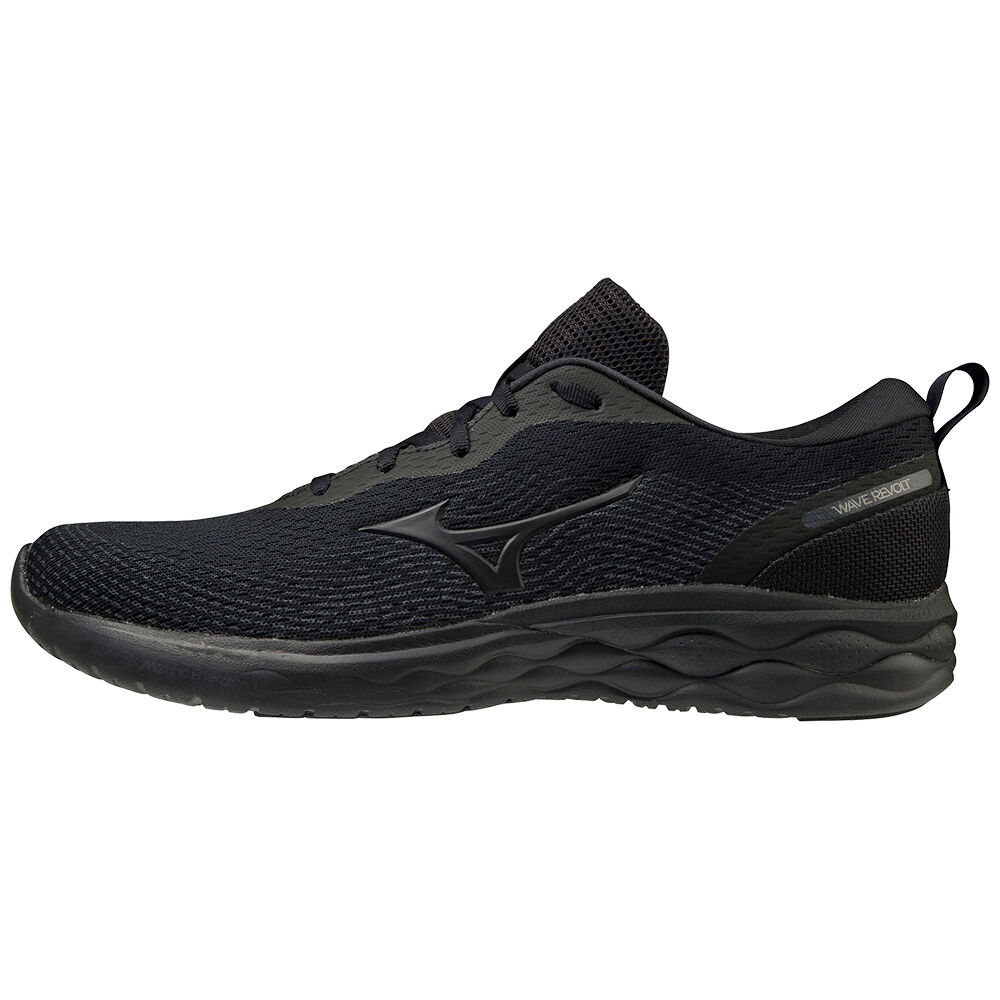 Sapatilhas Running Mizuno Wave Revolt - Homem - Pretas - UOHNR4268